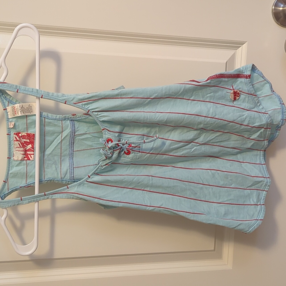 Miss Sixty blue tank top